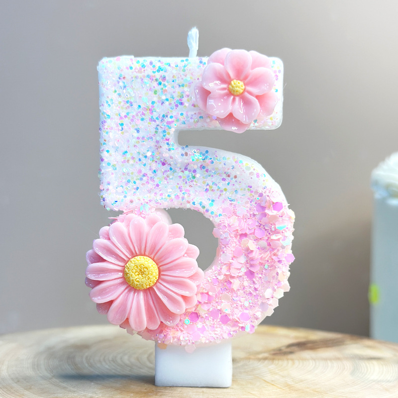Yaratıcı pembe çiçek doğum gün - Candle Supplies Amazon incelemesi ve fiyatı