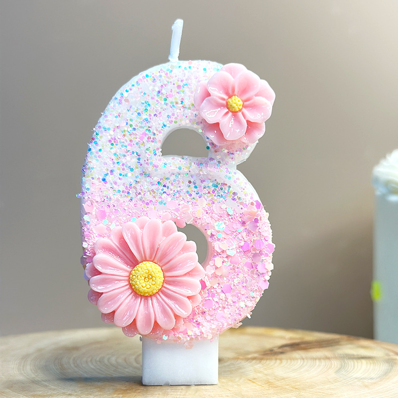 Yaratıcı pembe çiçek doğum gün - Candle Supplies Amazon incelemesi ve fiyatı